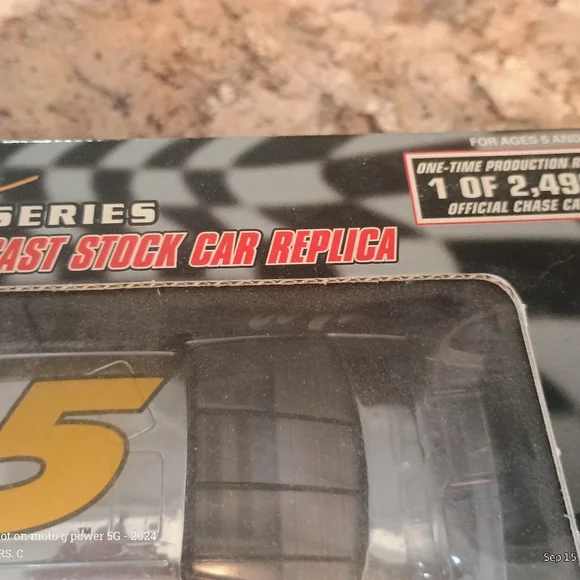 NASCAR Diecast Model Car - Silver and Red - Picture 5 of 9